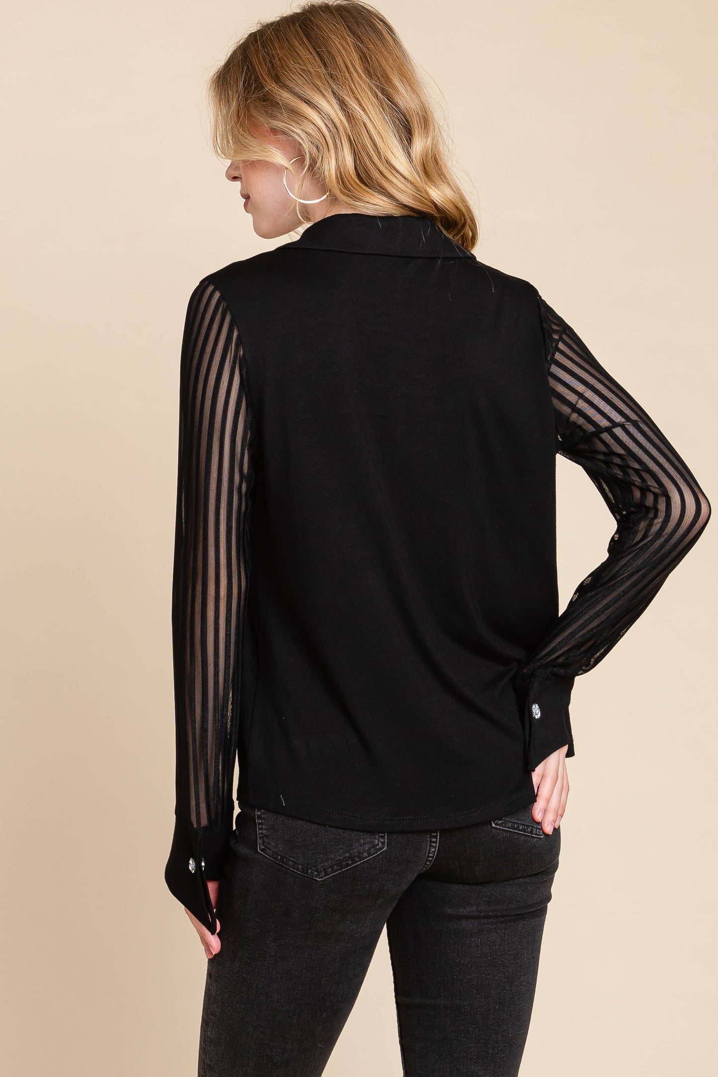 V-Neck Solid Top