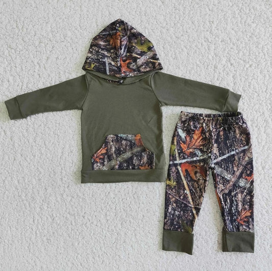 Camo Hoodie Set - Bella Rosa Boutique