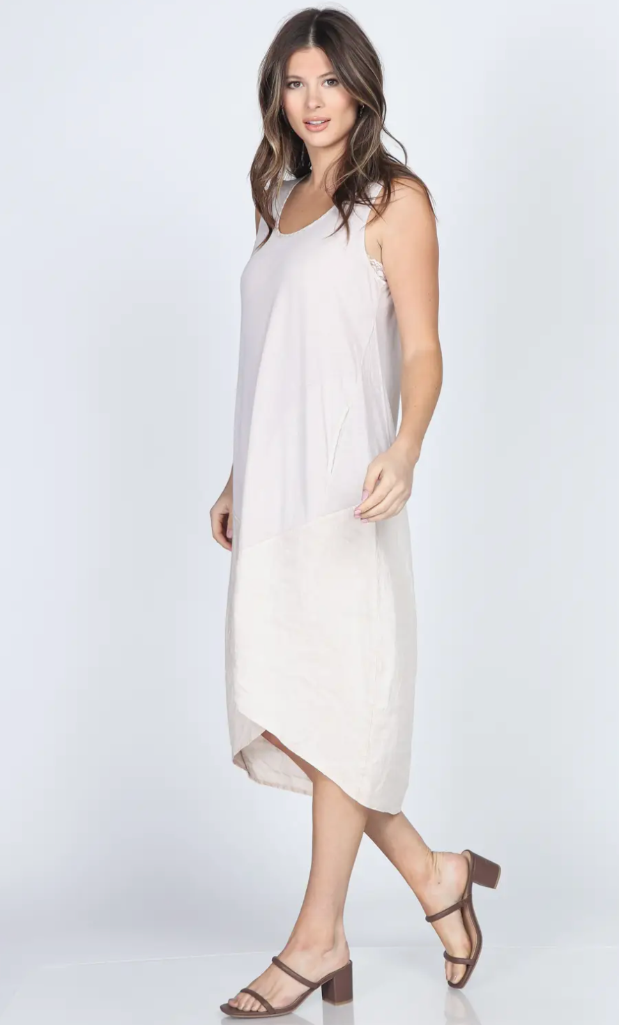 Luxury Cocoon Midi Dress - Bella Rosa Boutique