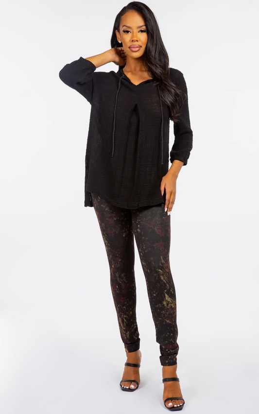 Sustainable Puff Sleeve Tunic - Bella Rosa Boutique