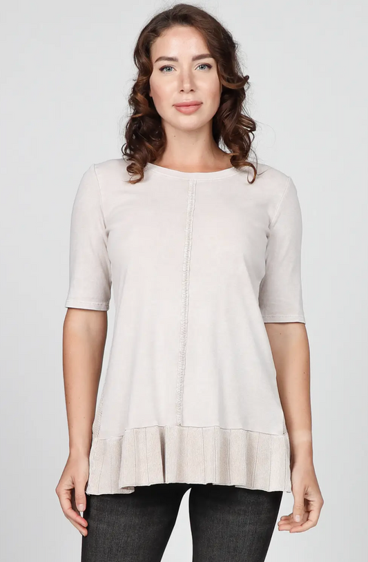 Flared Hem Tunic - Bella Rosa Boutique