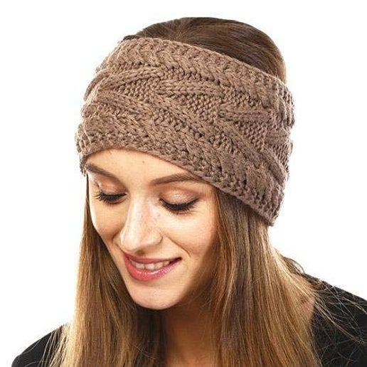 Cable Knit Earmuff Headband