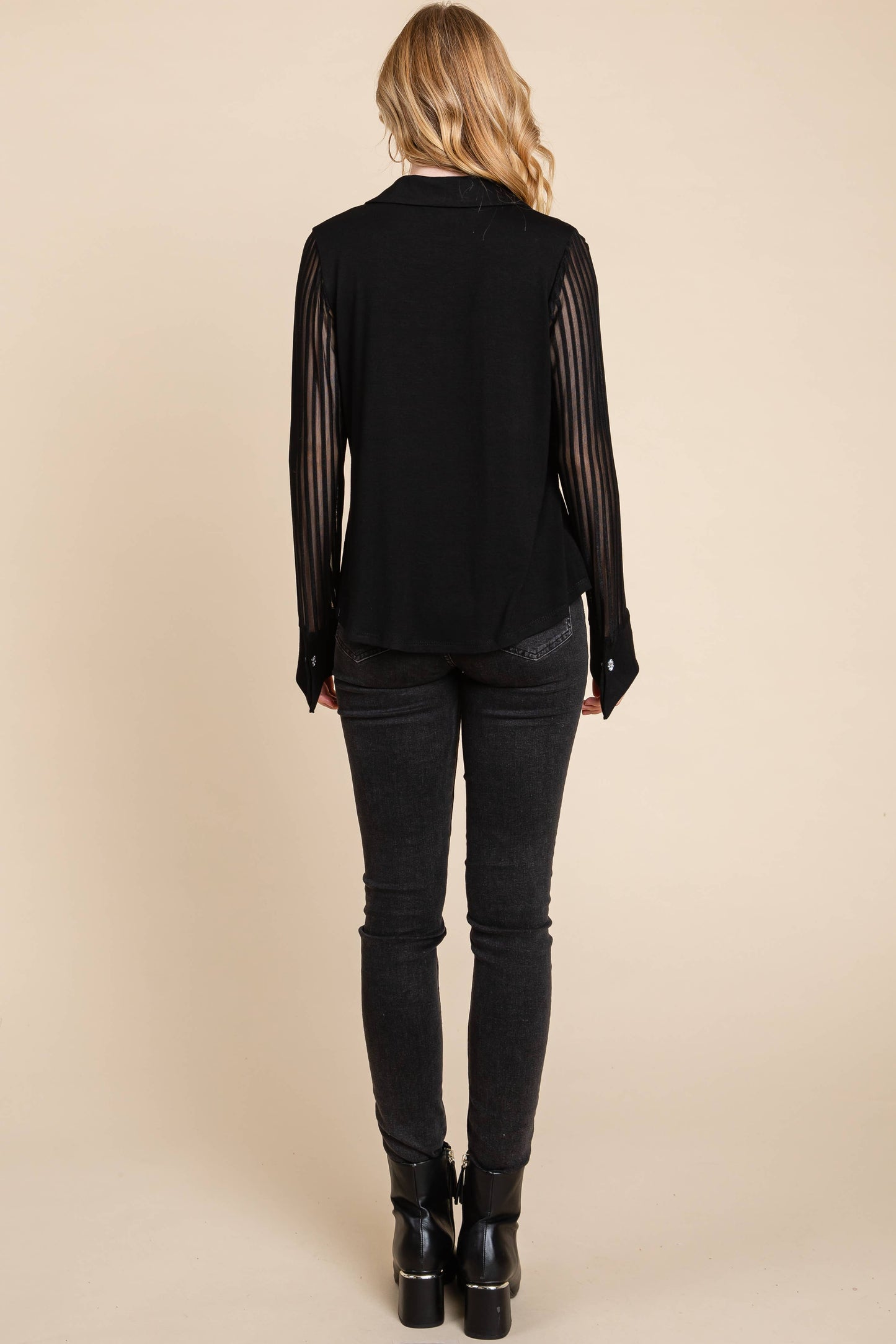 V-Neck Solid Top
