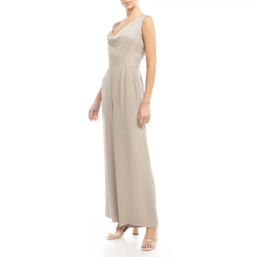 Drape Neck Jumpsuit
