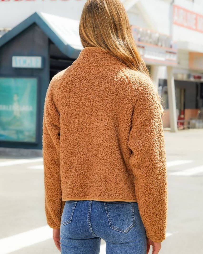 Sherpa Patchwork quilted Jacket
