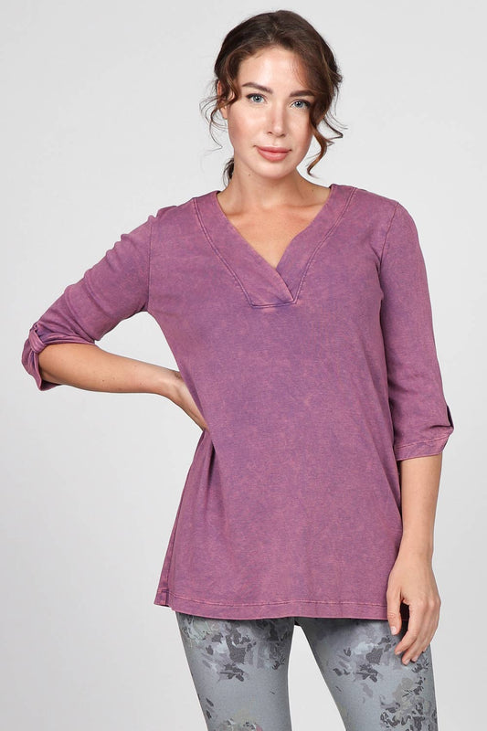 Lilac Knit Tunic - Bella Rosa Boutique