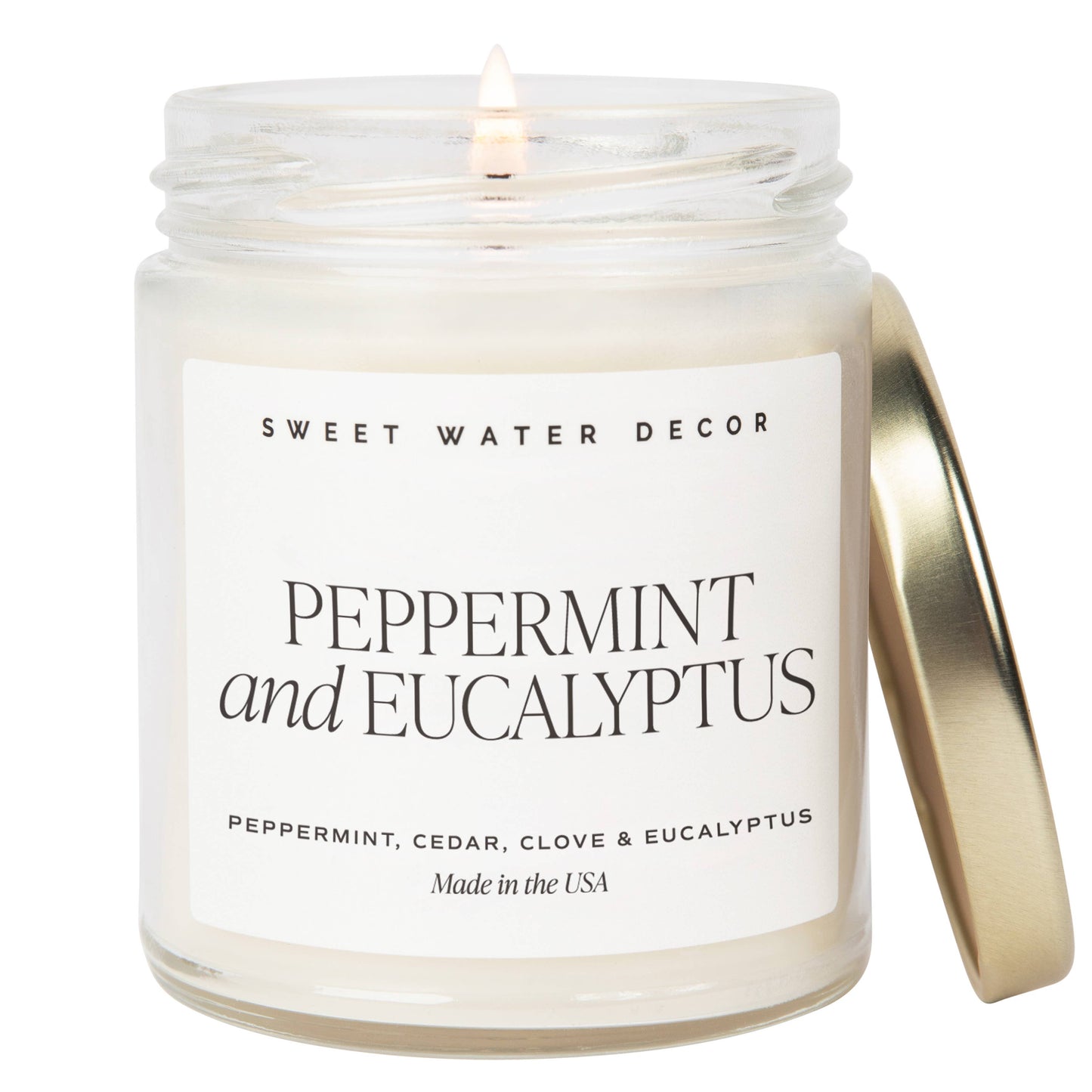 Peppermint and Eucalyptus 9oz Candle