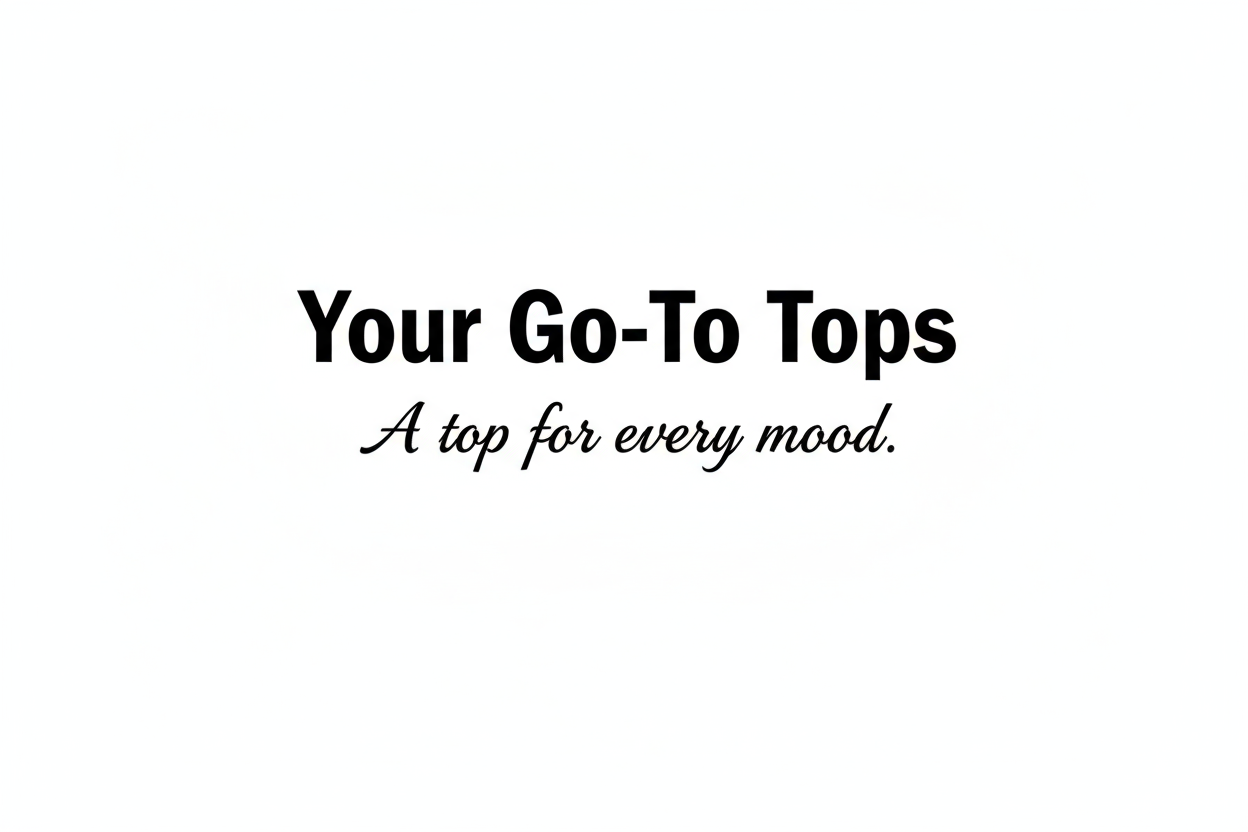 Your Go-To Tops