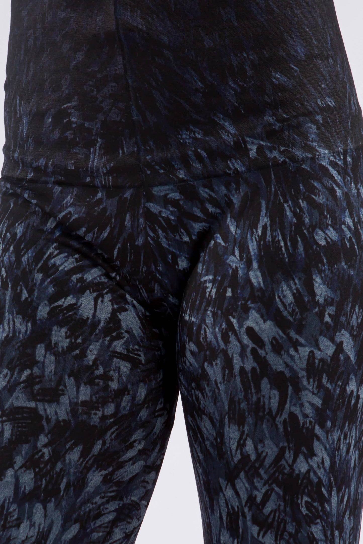 Feathery Paint Stroke Legging