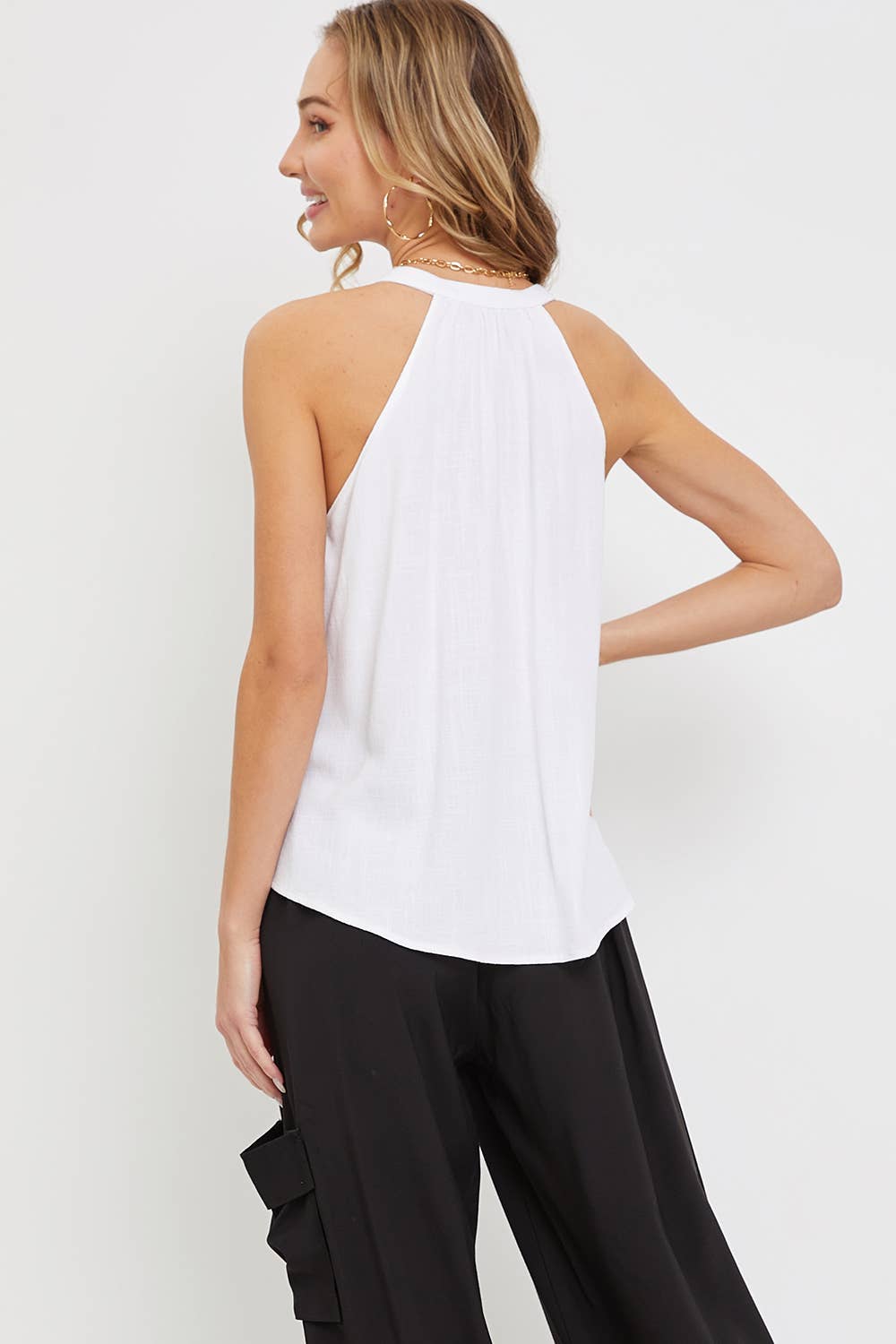 Ruffle Bohemian Tank