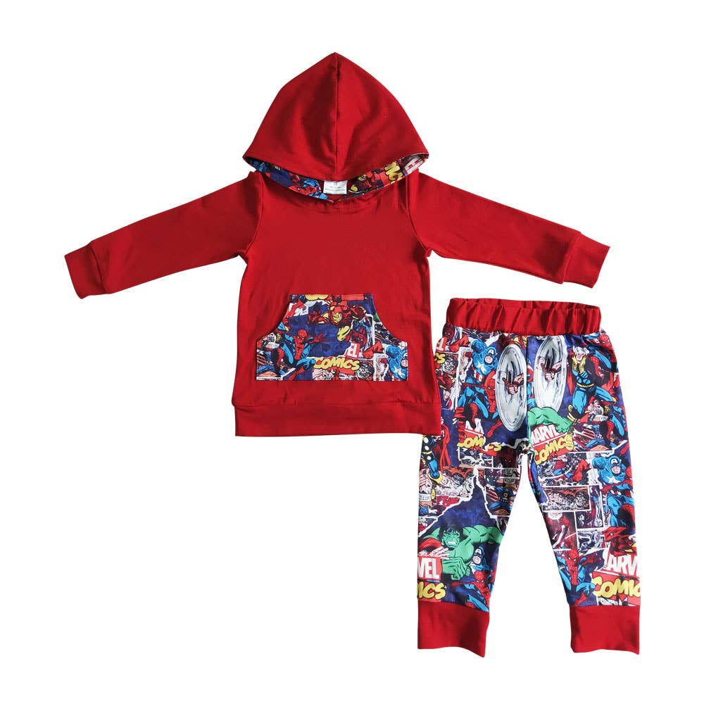 Red hoodie - Boys