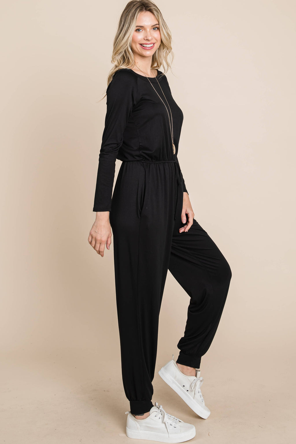 Off Shoulder Casual Jumpsuit