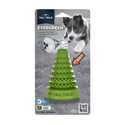 Natural Rubber Evergreen Tree Reward Dog Toy