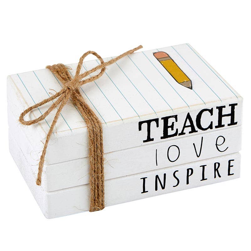 Teach • Love • Inspire Book Block