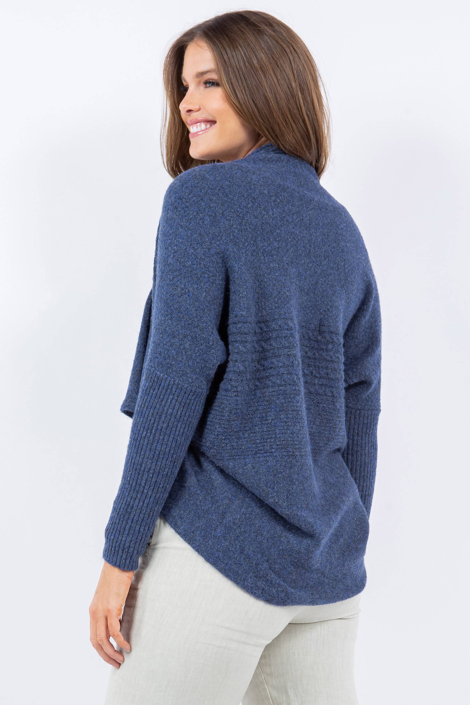 2-in-1 Open Front Cardigan
