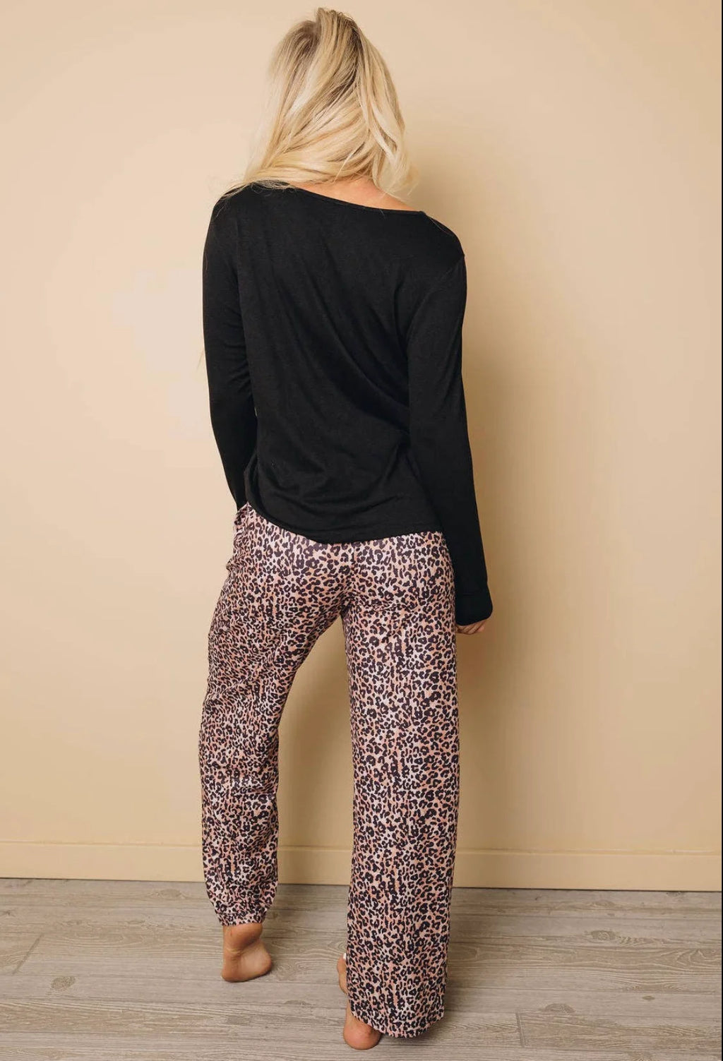 Leopard Print Lounge Set - Bella Rosa Boutique