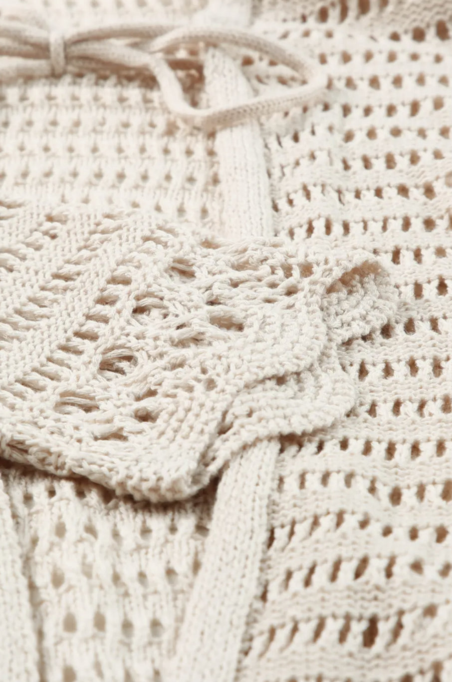 Knitted Beach Cover Up - Bella Rosa Boutique