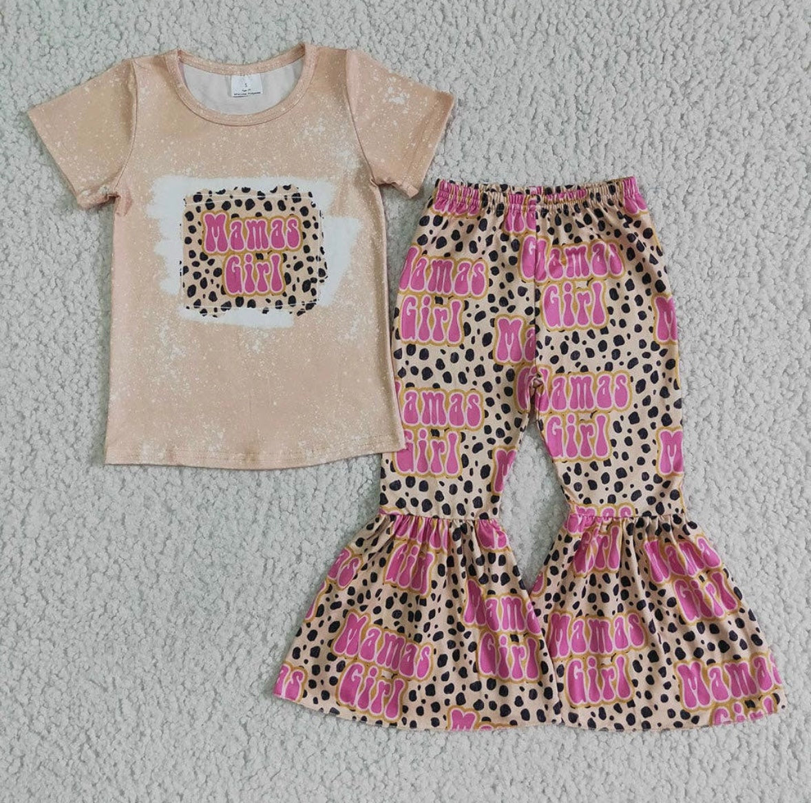 Mama’s Girl Hot Pink Bell Set - Bella Rosa Boutique