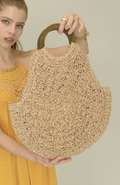 Woven Beach Bag - Bella Rosa Boutique