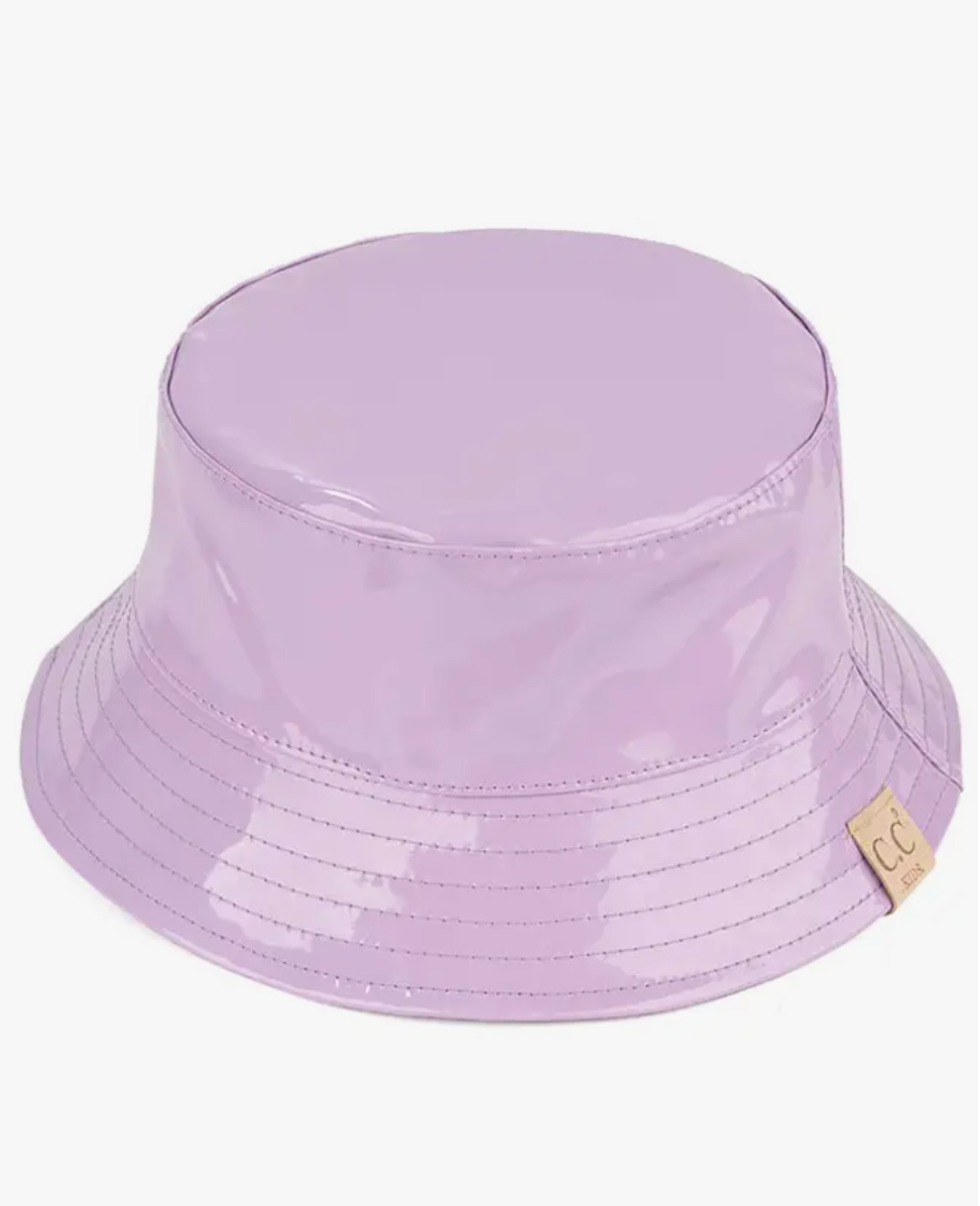 Kids Shiny Rain Bucket Hat - Bella Rosa Boutique