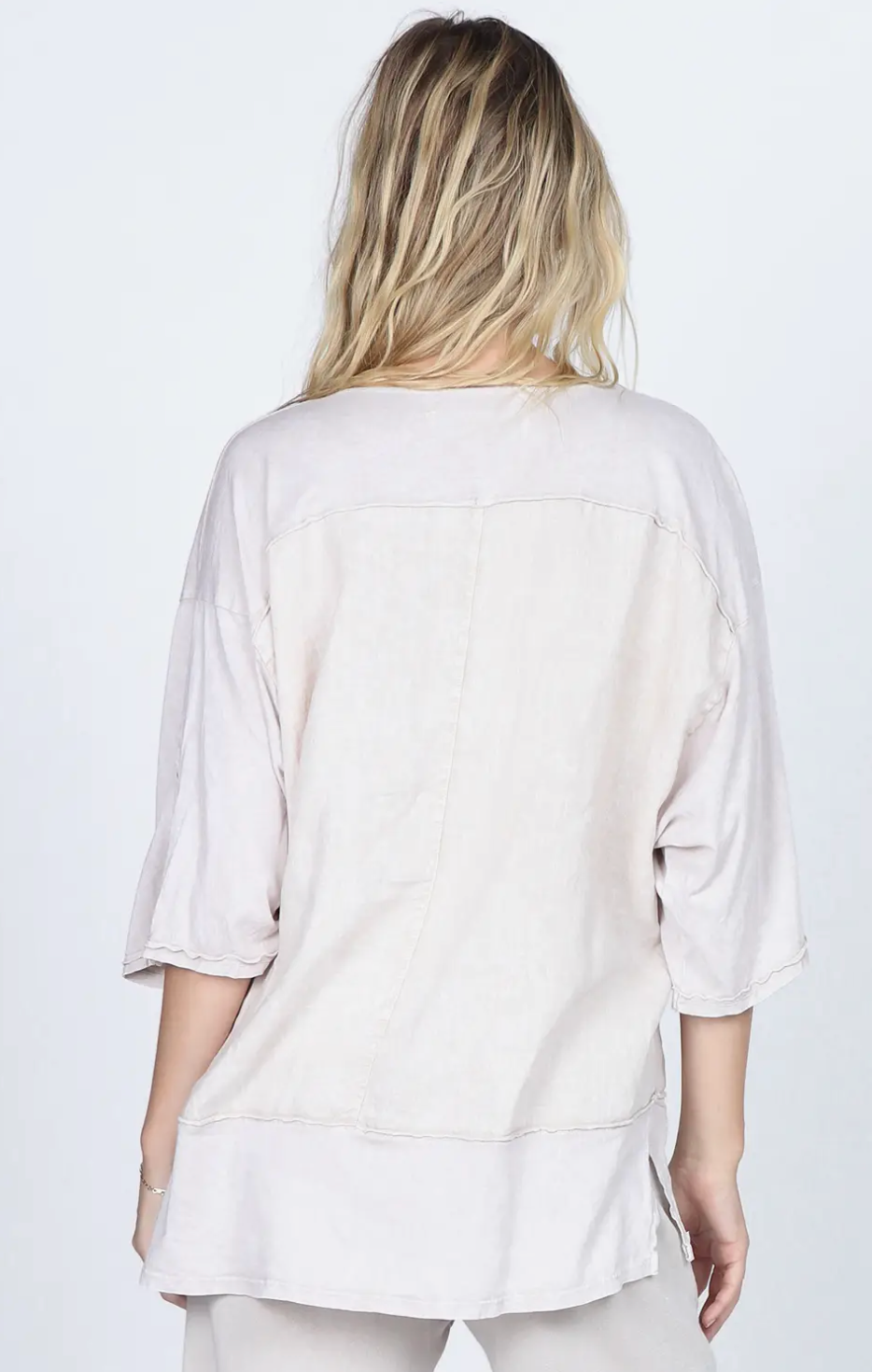 Cut-Out Sleeve Kimono Tunic - Bella Rosa Boutique