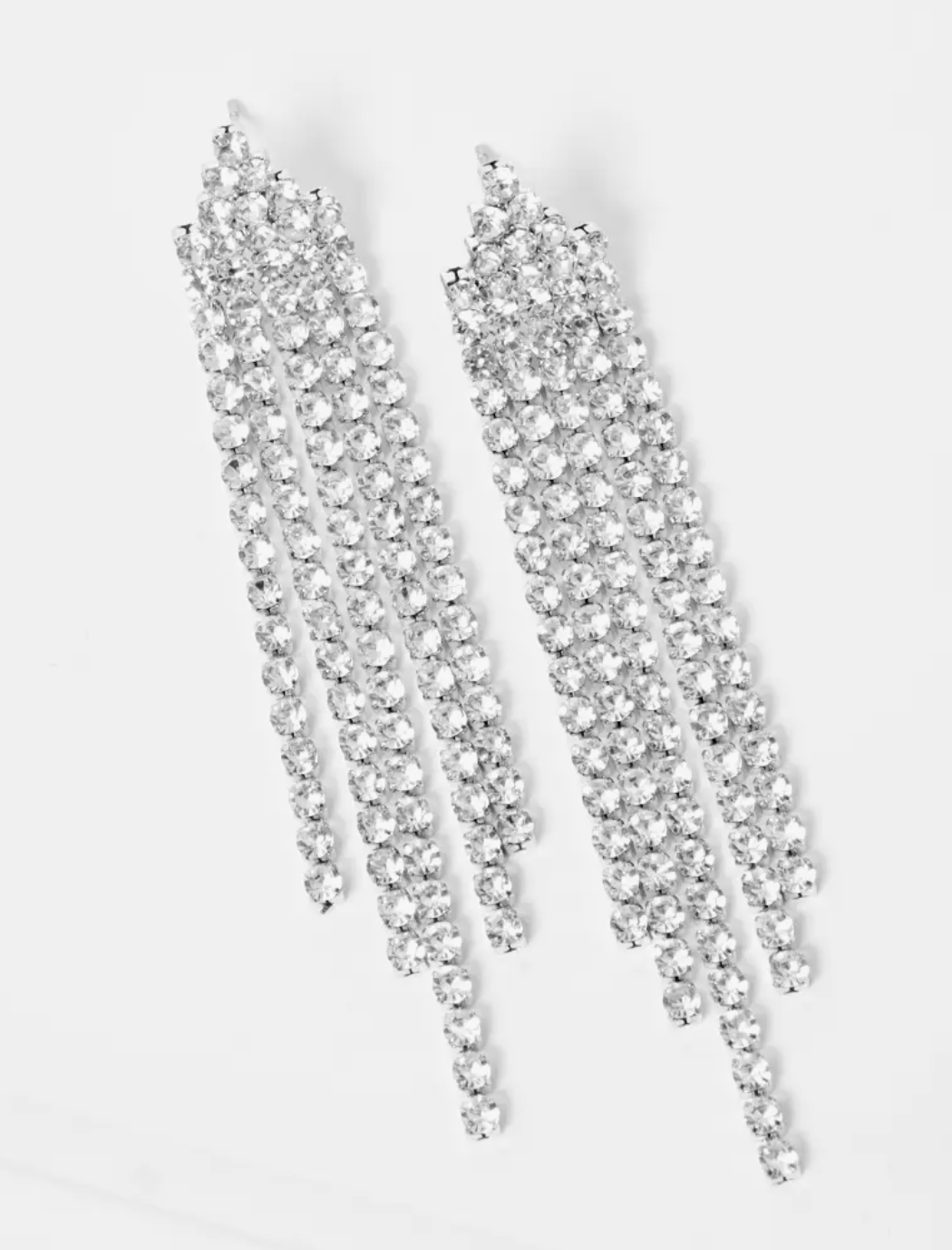 Rhinestone Chandelier Earrings - Bella Rosa Boutique