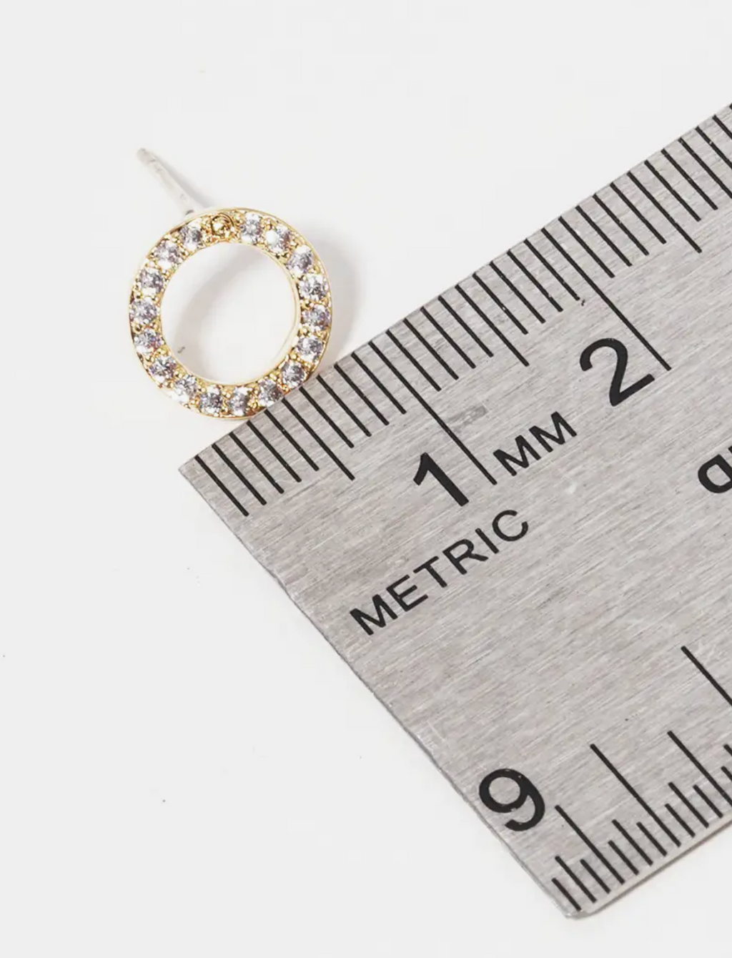 Gold Dipped Stud Earrings - Bella Rosa Boutique