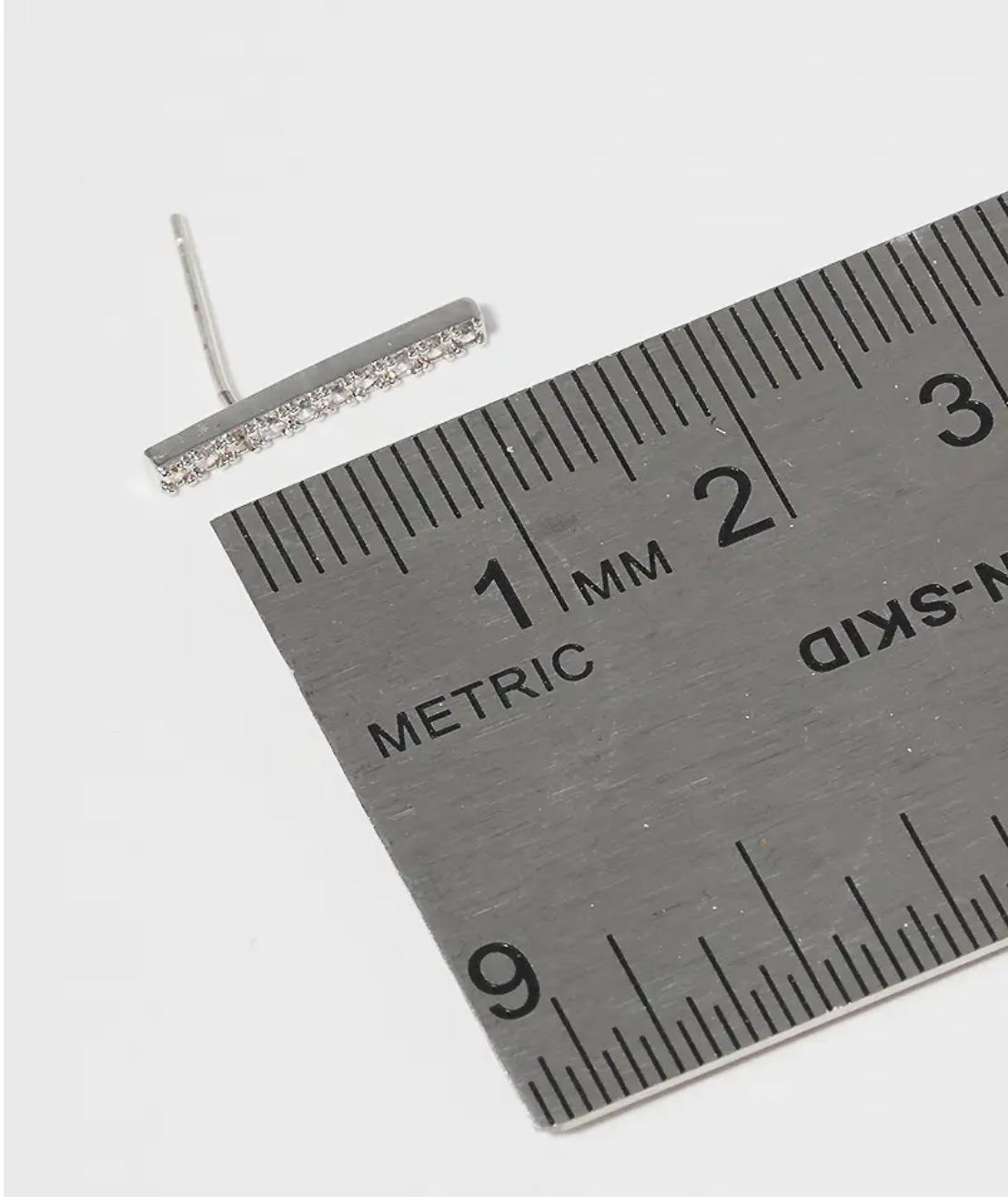 Gold Dipped Bar Earrings - Bella Rosa Boutique