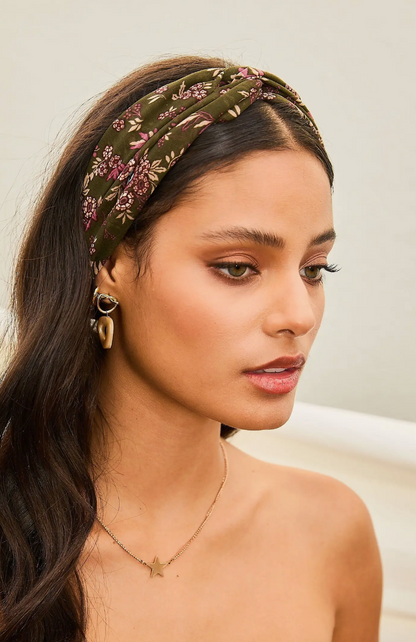 Floral Print Hairband - Bella Rosa Boutique