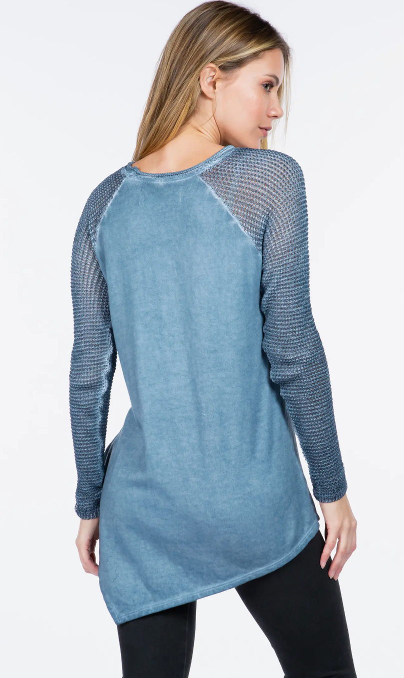 R. Rena Asymmetrical Hem Tunic