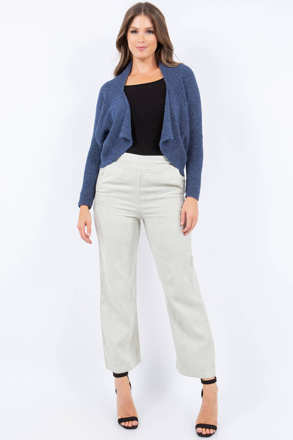 2-in-1 Open Front Cardigan