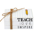 Teach • Love • Inspire Book Block
