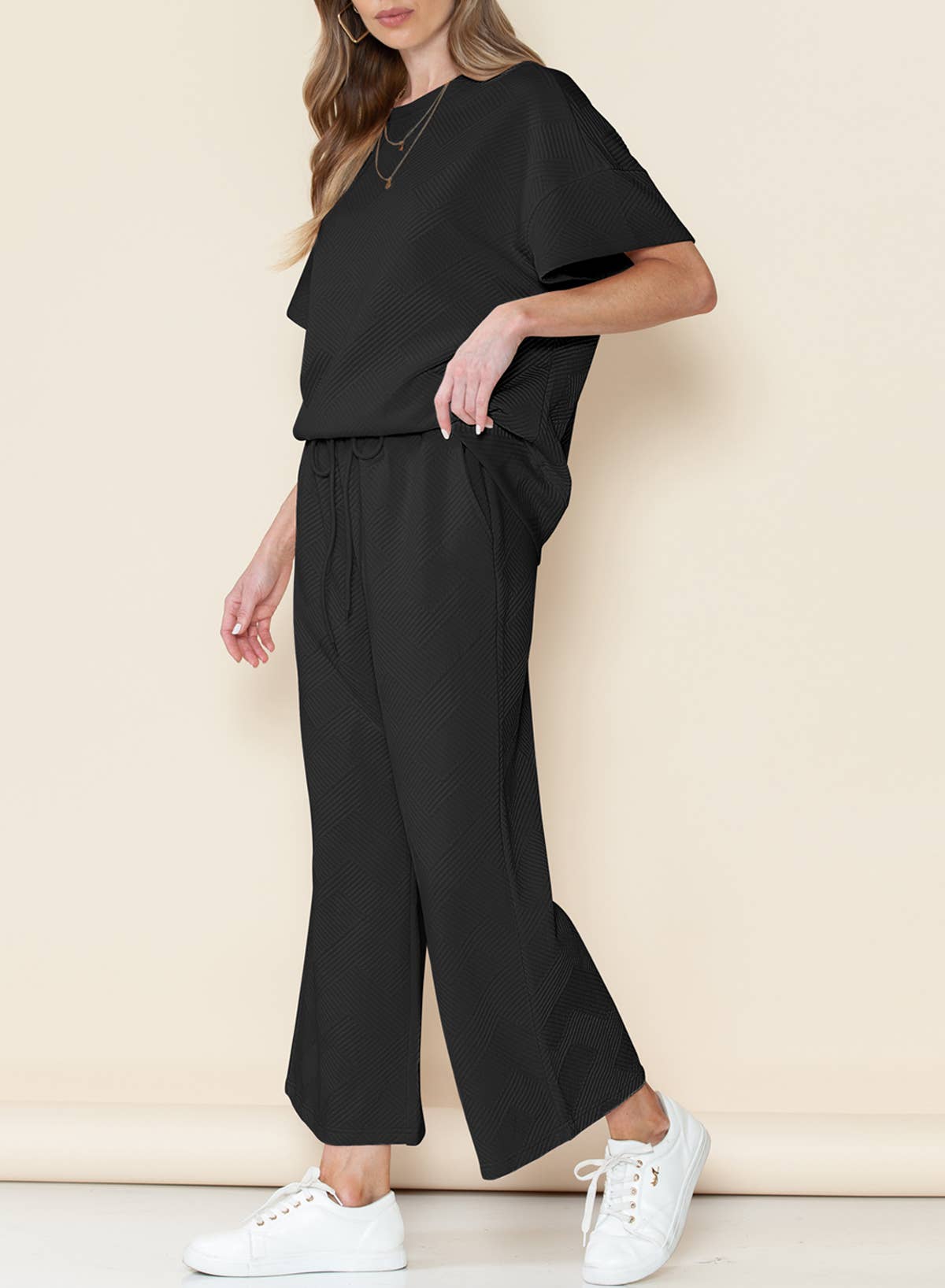 Ribbed Two Piece Lounge Set