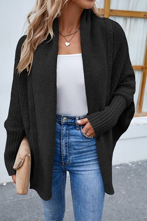 Black batwing outlet cardigan