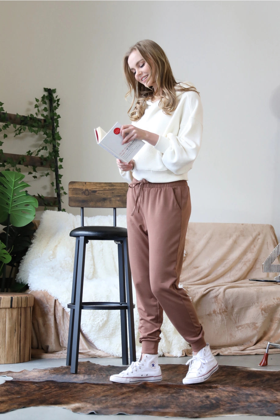 Cocoa French Terry Jogger Pants