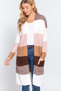 Color Block Cardigan
