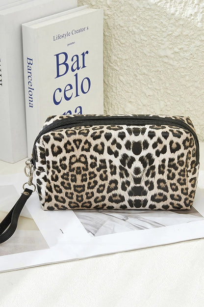 Leopard Print Cosmetic Bag