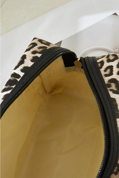 Leopard Print Cosmetic Bag