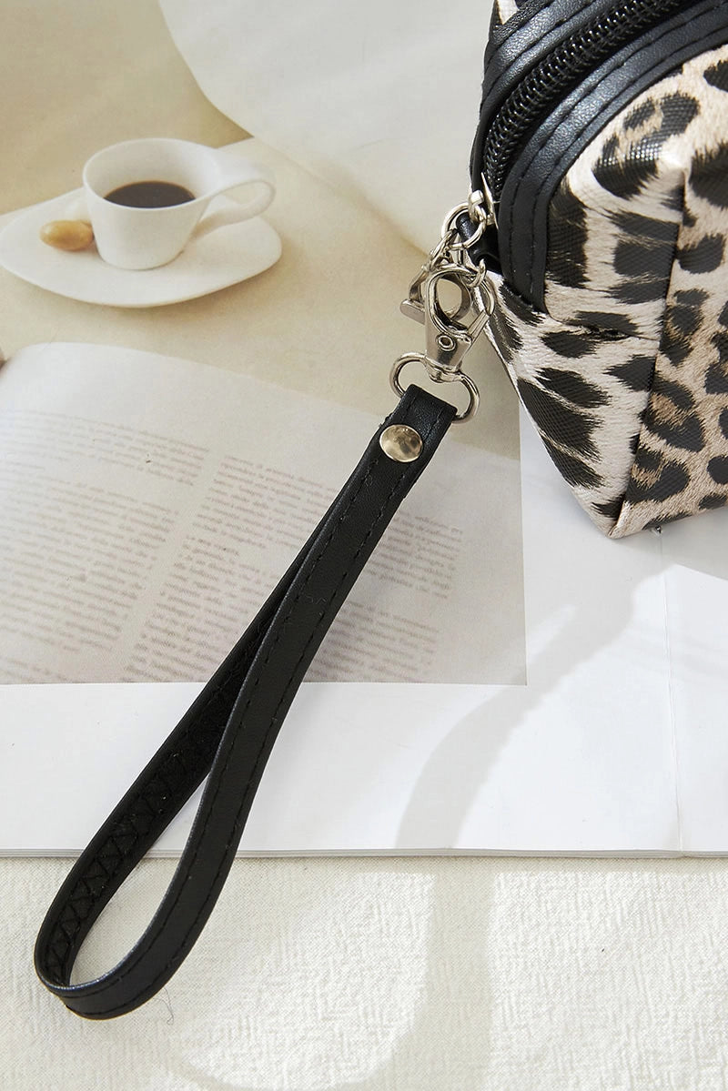 Leopard Print Cosmetic Bag