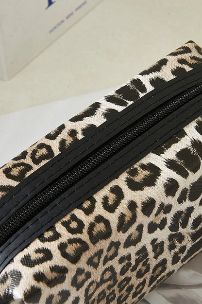 Leopard Print Cosmetic Bag