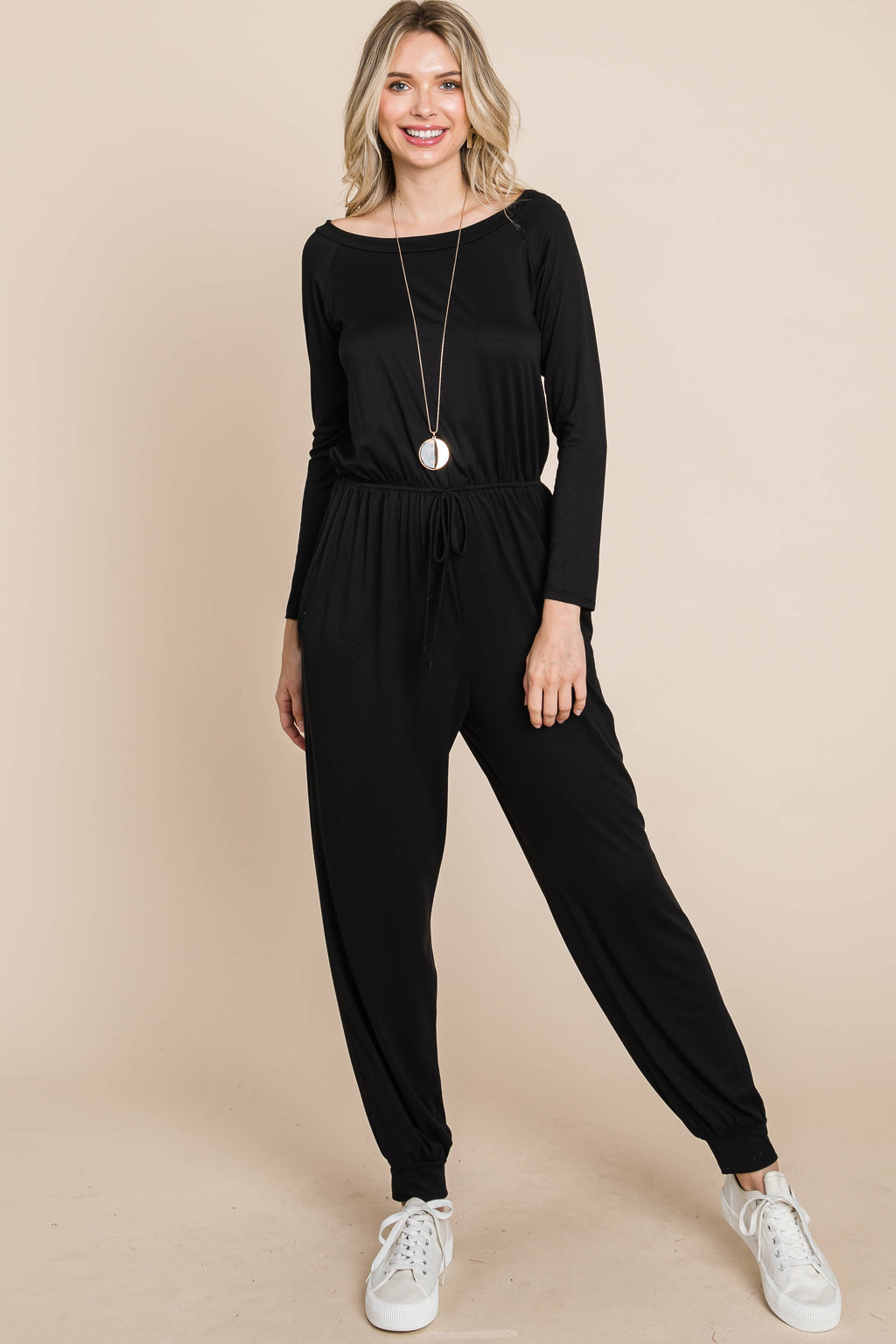 Off Shoulder Casual Jumpsuit