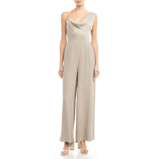Drape Neck Jumpsuit