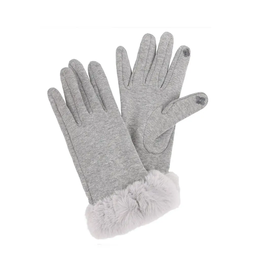 Faux Fur Winter Gloves