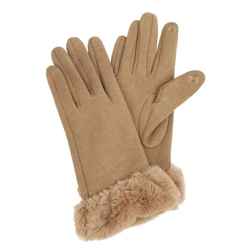 Faux Fur Winter Gloves