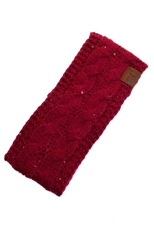 Knitted Sequin Headband