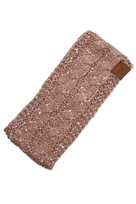 Knitted Sequin Headband