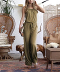 Spaghetti Strap Jumpsuit - Bella Rosa Boutique