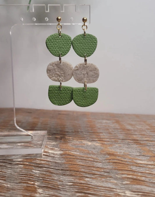 Mossy Stone Earrings