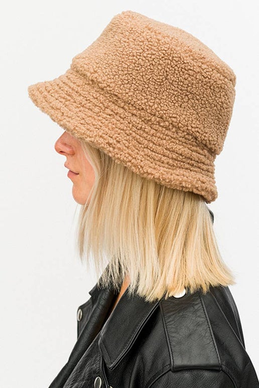 Sherpa Fleece Cozy Bucket Hat