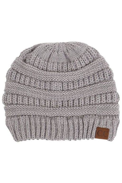 Two Tone Knit Beanie